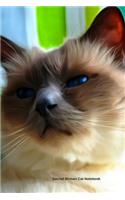 Sacred Birman Cat Notebook: A5 Lined Notepad - Journal for Women, Men, Teens and Kids. A Beautiful Gift Idea for Animal Lover