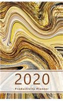 2020 Productivity Planner: Accomplish your goals. Set your goals and review the progress. Personal and professional to-dos, agenda, Gratitude section and more. 8.5" x 5.5". Po