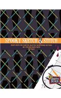 Spooky Sketch and Stitch: Graph Paper for Charting Haunting Needlework Patterns 60 X 90 Grid Graph Paper, 100 Pages