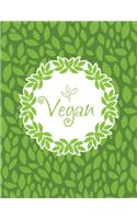 Vegan: Pretty Composition Book - 150-Page College-Ruled Vegan Notebook - 8,5 X 11 Inch Perfect Bound Softcover(Vegan Composition Books)