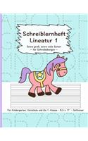 Schreiblernheft Lineatur 1