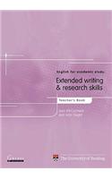 English for Academic Study - Extended Writing & Research Skills Teacher Book - Edition 1