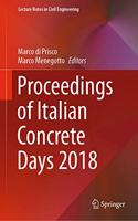 Proceedings of Italian Concrete Days 2018