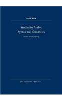 Studies in Arabic Syntax and Semantics