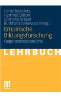 Empirische Bildungsforschung: Gegenstandsbereiche