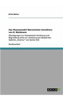 Phasenmodell literarischen Verstehens von G. Waldmann
