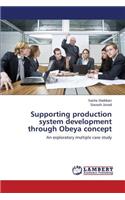Supporting production system development through Obeya concept