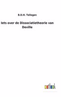 Iets over de Dissociatietheorie van Deville