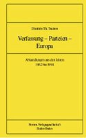 Dimitris Th. Tsatsos. Verfassung - Parteien - Europa