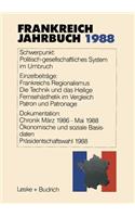 Frankreich-Jahrbuch 1988