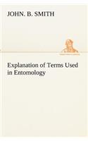 Explanation of Terms Used in Entomology: (English)