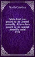 Public-local laws passed by the General Assembly