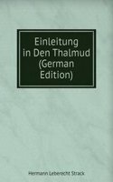 Einleitung in Den Thalmud (German Edition)