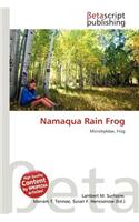 Namaqua Rain Frog: (English)