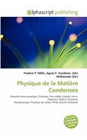 Physique de La Matiere Condensee