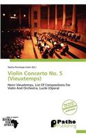 Violin Concerto No. 5 (Vieuxtemps): (English)