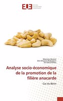 Analyse socio-économique de la promotion de la filière anacarde