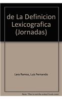 de La Definicion Lexicografica