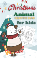 Christmas Animal Coloring Book for kids