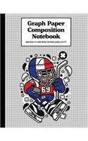 Graph Paper Composition Notebook Quad Rule 5x5 Grid Paper - 150 Sheets (Large, 8.5 x 11