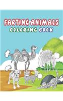 Farting Animals Coloring Book: Adult Coloring Book for Animal Lovers, Fart Coloring Book, Farting Animals