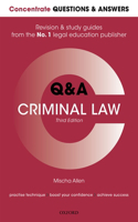 Concrete Questions and Answers Criminal Law 3rd Edition