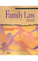 Black Letter Outline on Family Law