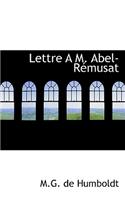 Lettre A M. Abel-Racmusat