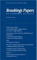 Brookings Papers on Economic Activity: Spring 2013
