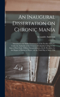 Inaugural Dissertation on Chronic Mania