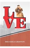 Brussels Griffon: Dog Love Park Blank Comic Book Journal Notebook Book Is 120 Pages 6x9