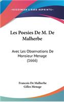 Les Poesies De M. De Malherbe