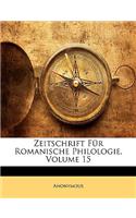 Zeitschrift Für Romanische Philologie, Volume 15