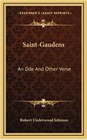 Saint-Gaudens: An Ode and Other Verse