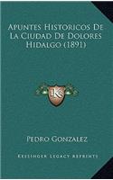 Apuntes Historicos De La Ciudad De Dolores Hidalgo (1891)