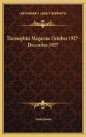 Theosophist Magazine October 1927-December 1927