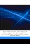 Articles on Orthogonal Polynomials, Including