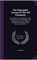 The Septuagint Version Of The Old Testament