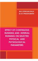 Effect of Continuous Running and Interval Running on Selected Physical and Physiological Parameters