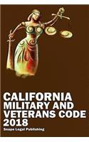 California Military and Veterans Code 2018