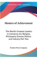 Masters of Achievement