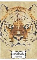 Notebook Journal Dot-grid Tiger