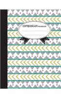 Composition Notebook, 8.5 x 11, 110 pages: Boho Style: (School Notebooks)