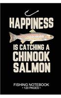 Happiness Is Catching A Cutthroat Trout Fishing Notebook 120 Pages