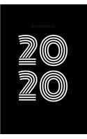 All Black Simple 2020 Journal Notebook