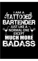 A Badass Tattooed Bartender