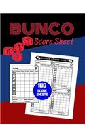 Bunco Score Sheet