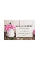 Fear arises when we imagine that everything depends on us.: Motivational Quote Notebook/Journal/Diary (6 x 9) 120 Lined pages