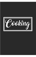 Cooking: 6x9 Cooking - blank with numbers paper - notebook - notes