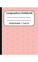 Wide Ruled Composition Notebook